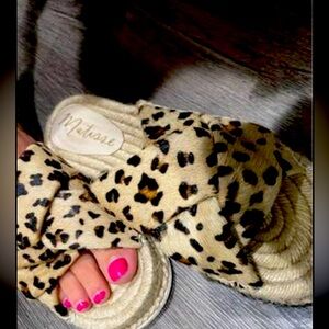 Matisse Leopard women’s slides